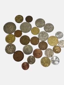 lot 111 image: Old foreign coins from various countries around the world.
