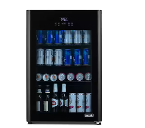 lot 8 image: NewAir Beverage Froster 22 in. 125 (12 oz.) Can Freestanding Cooler Beverage Fridge Chills Down to 23° w Party and Turbo Mode