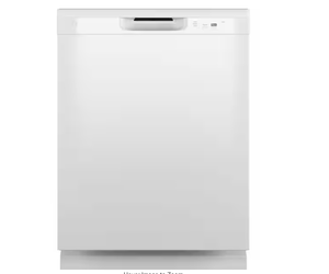lot 15 image: GE 24 in. Built-In Tall Tub Front Control White Dishwasher with 60 dBA (Not Tested)