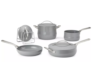 lot 34 image: Cuisinart Culinary Collection 8-Pc. Nonstick Ceramic Cookware Set