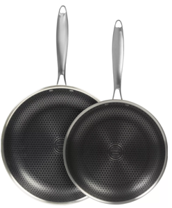 lot 43 image: Sedona Kitchen 2-Piece Glidesteel Nonstick Pan Set (8 and 10 Pans)