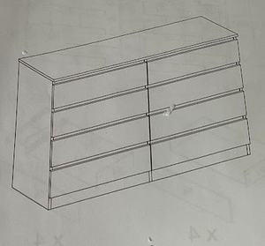 lot 51 image: Multifunctional Storage Cabinet Grey