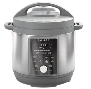 lot 77 image: Instant Pot, 8-Quart Whisper Quiet 9-in-1 Electric Pressure Cooker, Slow Rice Cooker, Steamer, Saut, Yogurt Maker, Warmer & Sterilizer, App With Over 800 Recipes, Stainless Steel, Duo Plus