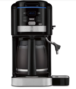 lot 79 image: Cuisinart Coffee Plus 12 Cup Programmable Coffeemaker Plus Hot Water System - Black - CHW-16 Drip Coffee Maker, 60 oz Capacity