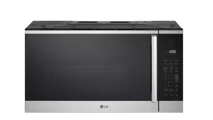 lot 92 image: LG 1.8 cu. ft. 30 in. W Smart Over the Range Microwave Oven w EasyClean in PrintProof Stainless Steel 1000-Watt