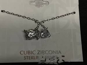 lot 25 image: Giani Bernini Womens Sterling Silver Cubic Zirconia Necklace