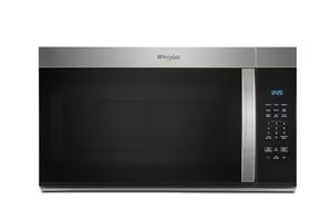lot 91 image: Whirlpool - 1.7 Cu. Ft. Over-the-Range Microwave with 1000-Watts Cooking Power - Stainless Steel