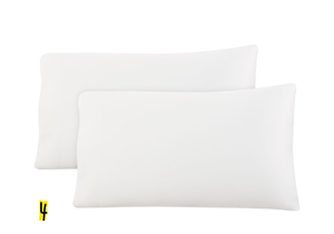 lot 166 image: LOT OF 4 Allswell Soft & Silky Bleached Linen Rayon Derived from Bamboo Sateen Pillowcases, StandardQueen (2 Count) (Total 8)