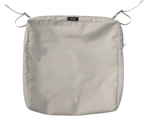 lot 182 image: Classic Accessories Ravenna Water-Resistant 21 x 21 x 3 Inch Square Outdoor Seat Cushion Slip Cover, Patio Furniture Chair Cushion Cover, Mushroom, Patio Furniture Cushion Covers