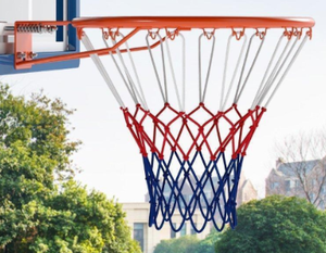 lot 240 image: Costway SP38332OR 18 in. Heavy Duty Wall Mounted Basketball Rim Goal Replacement - Orange