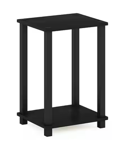 lot 243 image: Furinno Simplistic Black Small End Table (Transit Damage, See Photos)