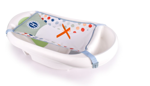 lot 286 image: Hopscotch Lane Newborn to Toddler White 3-in-1 Rigid Baby Bathtub, Ages 0 Months, Unisex (Missing Sling, Slight Marks)