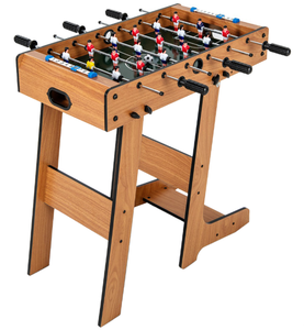 lot 294 image: Costway Brown Space Saving Football Table
