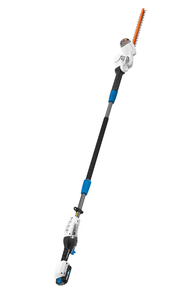 lot 356 image: HART 20V Pole Hedge Trimmer Kit, (1) 2.0 Ah Lithium-Ion Battery