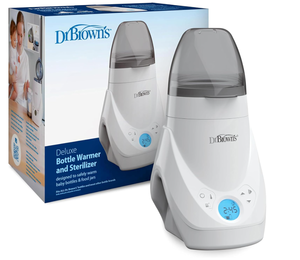 lot 408 image: Dr. Browns Deluxe Baby Bottle Warmer and Sterilizer for Formula, Breast Milk, and Baby Food Jars