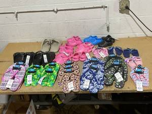 lot 332 image: LOT OF Miscellaneous Sandals & Clogs