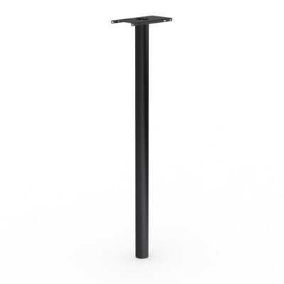 lot 111 image: Architectural Mailboxes Pacifica In-Ground Steel Mailbox Post Black