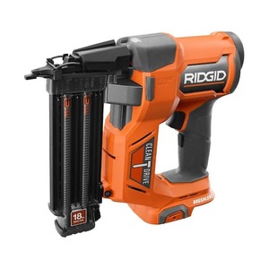 lot 148 image: RIDGID 18V Brushless Cordless 18-Gauge 2-18 in. Brad Nailer (Tool Only) with CLEAN DRIVE Technology