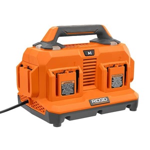 lot 149 image: RIDGID 18V 6-Port Sequential Charger