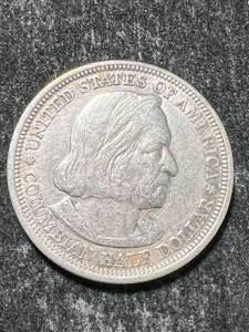 lot 22 image: 1893 US COLOMBIAN EXPO HALF DOLLAR