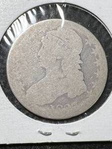 lot 28 image: 1807 US BUST HALF DOLLAR