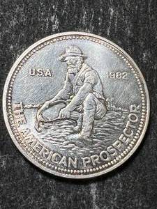 lot 53 image: 1982 ENGELHARD PROSPECTOR 1 TROY OZ .999 FINE SILVER