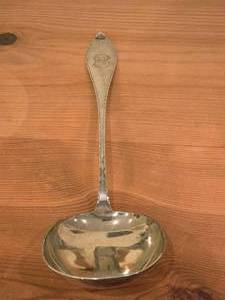 lot 1139 image: 15 234-grams Sterling Silver Ladle