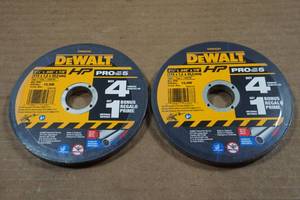 lot 27 image: 2 DeWalt 5-Packs Metal Cut Off Discs