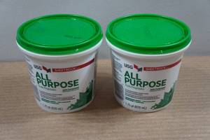 lot 28 image: 2 All Purpose Sheetrock Joint Compound - 1.75pt