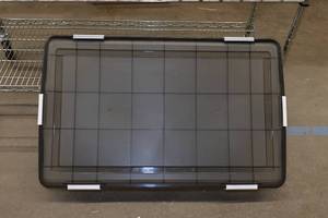 lot 50 image: Clear Storage Bin - 20x31x6