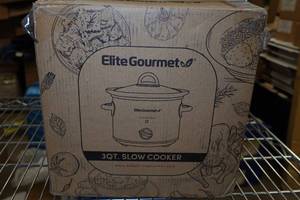 lot 51 image: Elite Gourmet 3QT Slow Cooker