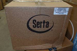 lot 65 image: Serta Thermal Gel 3 Mattress Topper - King