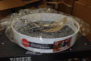 lot 76 image: Copco Under Sink Storage Turntable