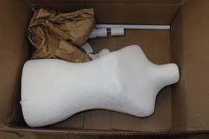 lot 82 image: Dress Form with Stand