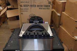 lot 84 image: Secura 4L Deep Fryer with Timer