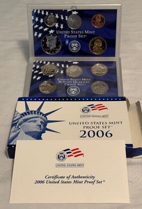 lot 53 image: 2006 Proof Set - original package with COA