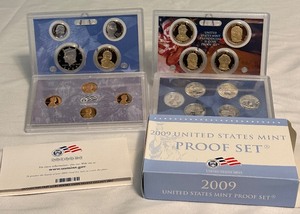 lot 55 image: 2009 Proof Set  - original package with COA