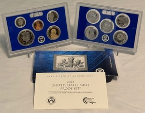 lot 61 image: 2023 Proof Set - original package with COA