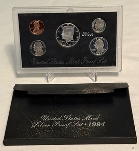 lot 71 image: 1994  Silver Proof Set - original package with COA