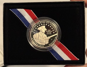 lot 88 image: 2011 US Army Commemorative Coin Program Proof Clad Half Dollar - original package with COA