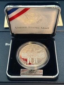 lot 100 image: 2004 P-Lewis and Clark Bicentennial Proof Silver Dollar  - original package with COA