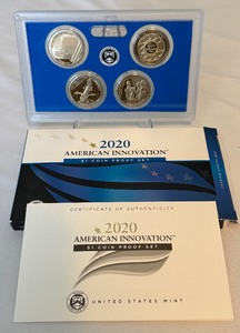 lot 28A image: 2020 American Innovation $1 Coin Proof Set - original package with COA