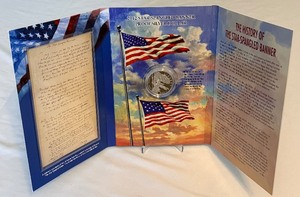 lot 40A image: 2012 Star Spangled Banner Proof Silver Dollar - original package with COA