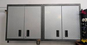 lot 3A image: G - Gladiator Storage Cabinets Pair - 30 in W x 12 in D x 30 in H