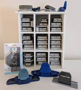 lot 75 image: LB - Large Variety of Crafting Paper Punches