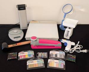 lot 115 image: LS - Ott-Lite Lamp, Ozeri Scale & Craft Tools Lighting Assortment