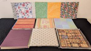 lot 156 image: La Creme 12x12 Cardstock Stack Lot - Mixed Brand New 12x12 Paper Packs