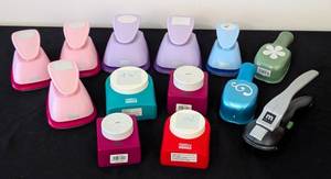 lot 164 image: LLR - Marvy Uchida Craft Punches - Assorted Shapes - Flower, Daisy & Swirl