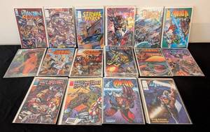 lot 203 image: LS - Image Comics Phantom Force Stryke Force Union Freak Force Lot - 1990s Issues
