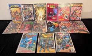 lot 225 image: LR - UNFORCE Comics & More - Harris Gauntlet Epic Assorted Collection
